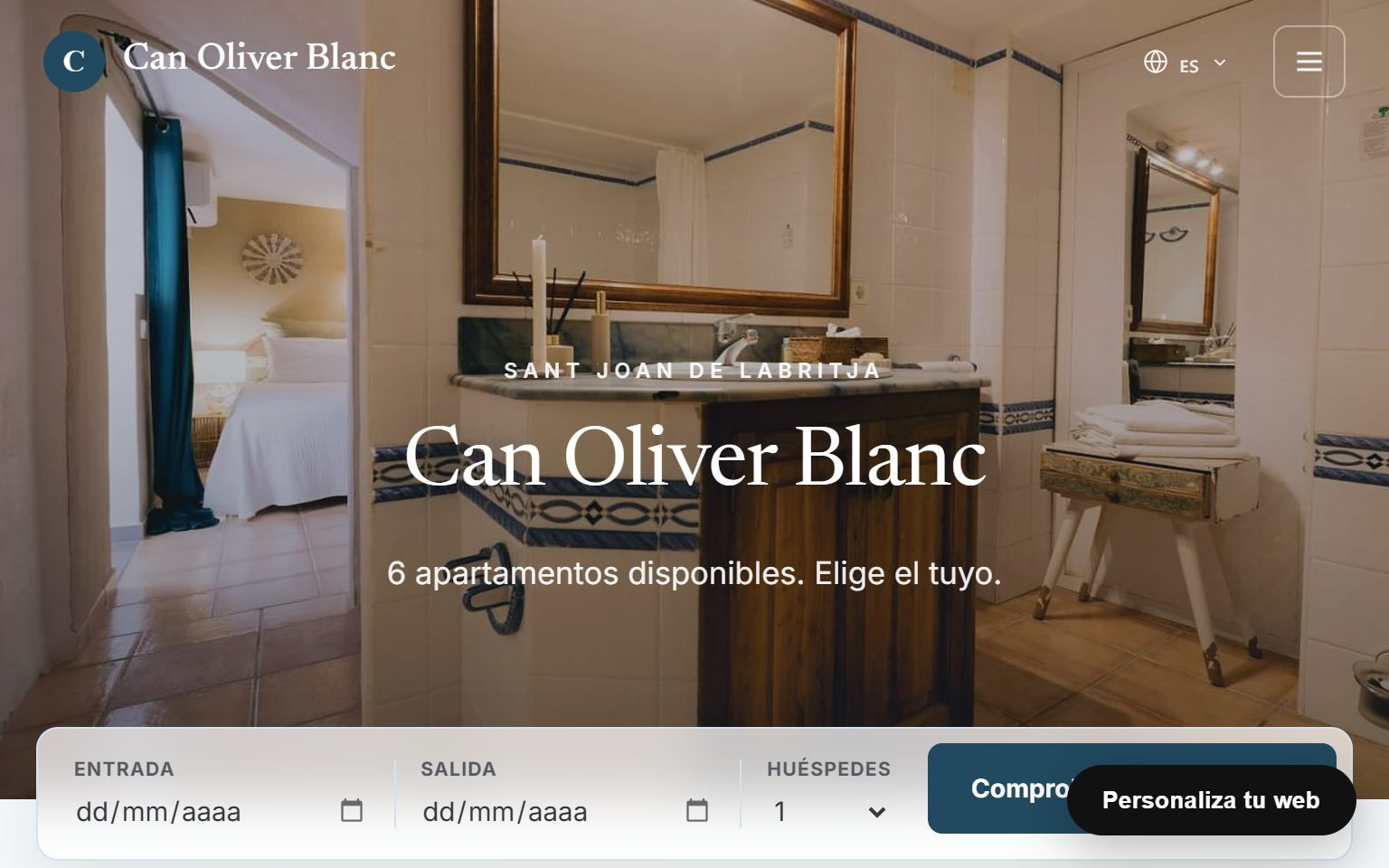 Web de Can Oliver Blanc